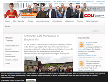 Tablet Screenshot of cdu-montabaur.de